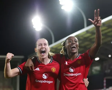 E. Terland Treble Propels Manchester United Through to Women's Champions League Main Draw