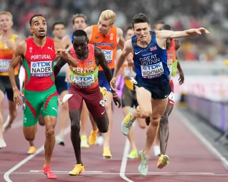 Britain's Wightman Just Loses Out on Gold as Portuguese Isaac Nader Wins Dramatic 1500m Title