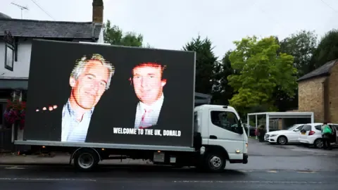 Several Arrests Made Following Trump and Jeffrey Epstein Pictures Displayed on Windsor Castle